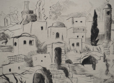 Madeleine MELSONN : Béthanie, Gravure originale (photo de détail 5) - Crédit photo : Galerie Art.Paris