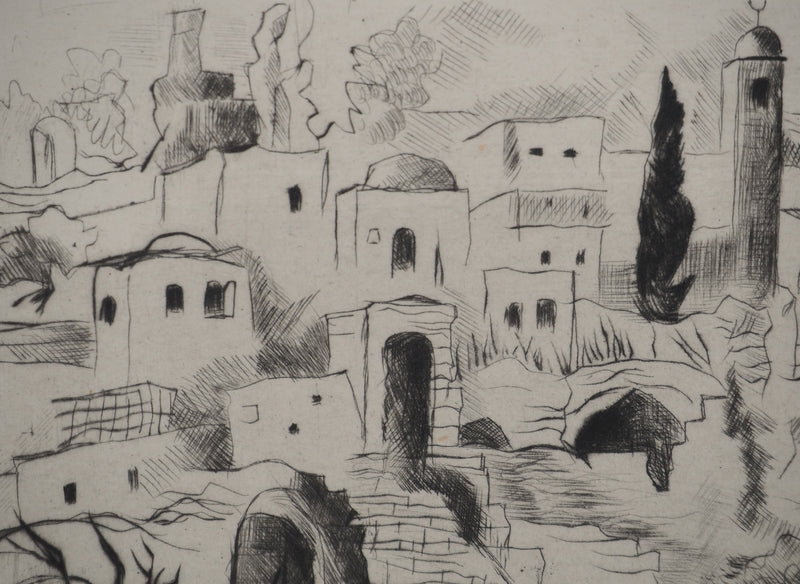 Madeleine MELSONN : Béthanie, Gravure originale (photo de détail 5) - Crédit photo : Galerie Art.Paris