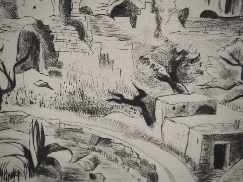 Madeleine MELSONN : Béthanie, Gravure originale (photo de détail 6) - Crédit photo : Galerie Art.Paris