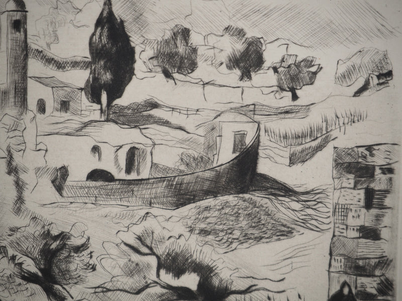 Madeleine MELSONN : Béthanie, Gravure originale (photo de détail 7) - Crédit photo : Galerie Art.Paris