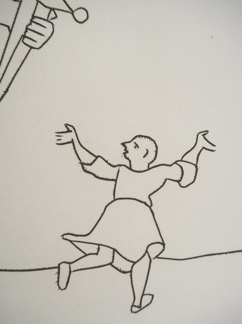 André DERAIN : Guerrier avec un poignard, Gravure originale (photo de détail 6) - Crédit photo : Galerie Art.Paris