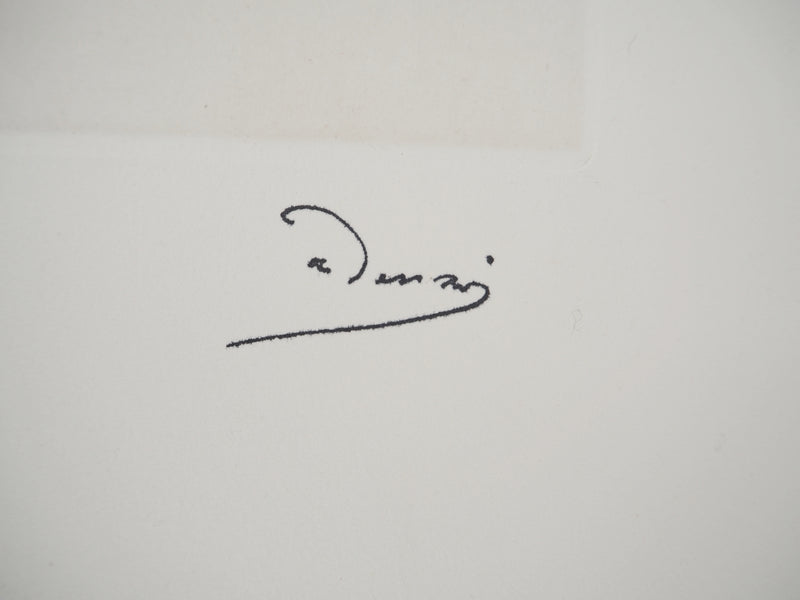 André DERAIN : Guerrier avec un poignard, Gravure originale (photo de détail 2) - Crédit photo : Galerie Art.Paris