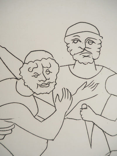 André DERAIN : Querelle amoureuse, Gravure originale (photo de détail 4) - Crédit photo : Galerie Art.Paris