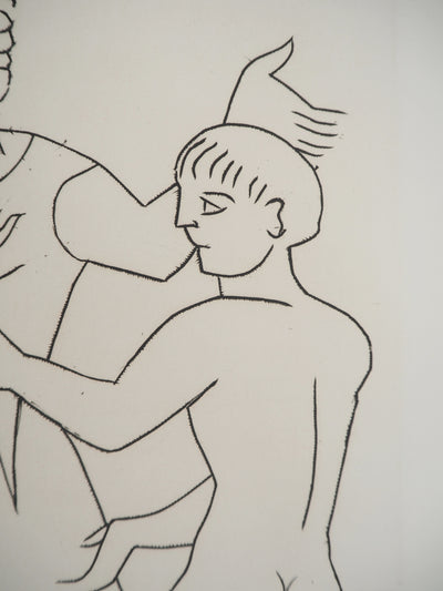 André DERAIN : Querelle amoureuse, Gravure originale (photo de détail 5) - Crédit photo : Galerie Art.Paris