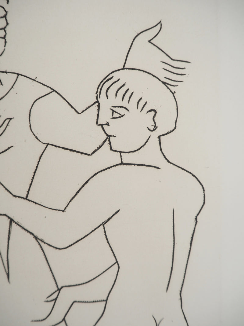 André DERAIN : Querelle amoureuse, Gravure originale (photo de détail 5) - Crédit photo : Galerie Art.Paris