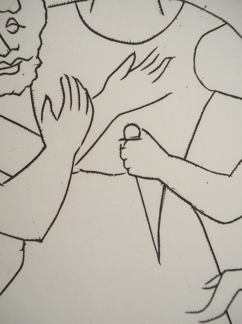 André DERAIN : Querelle amoureuse, Gravure originale (photo de détail 6) - Crédit photo : Galerie Art.Paris