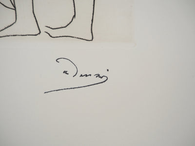 André DERAIN : Querelle amoureuse, Gravure originale (photo de détail 2) - Crédit photo : Galerie Art.Paris