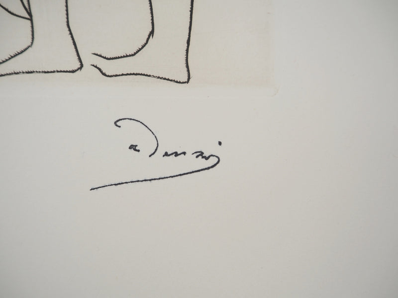 André DERAIN : Querelle amoureuse, Gravure originale (photo de détail 2) - Crédit photo : Galerie Art.Paris