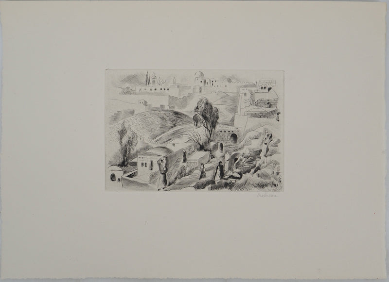 Madeleine MELSONN : Siloé, Gravure originale (photo de détail 3) - Crédit photo : Galerie Art.Paris