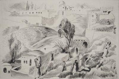 Madeleine MELSONN : Siloé, Gravure originale (vue générale) - Crédit photo : Galerie Art.Paris