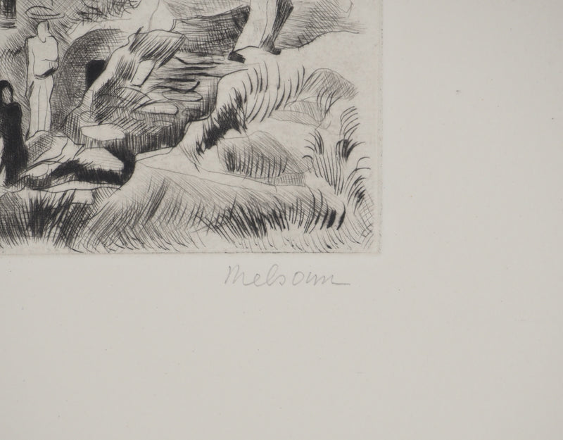 Madeleine MELSONN : Siloé, Gravure originale (photo de détail 2) - Crédit photo : Galerie Art.Paris
