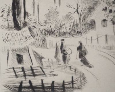 Madeleine MELSONN : Jéricho, Gravure originale (photo de détail 4) - Crédit photo : Galerie Art.Paris