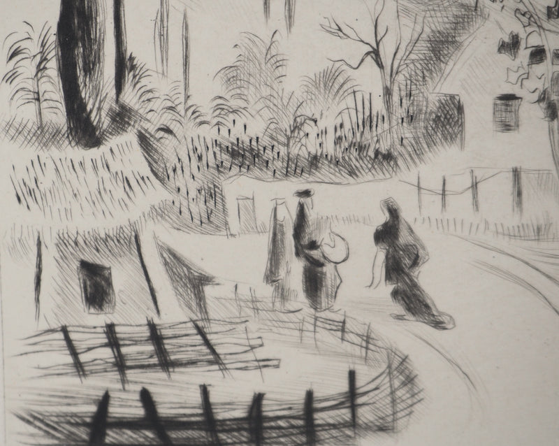 Madeleine MELSONN : Jéricho, Gravure originale (photo de détail 4) - Crédit photo : Galerie Art.Paris