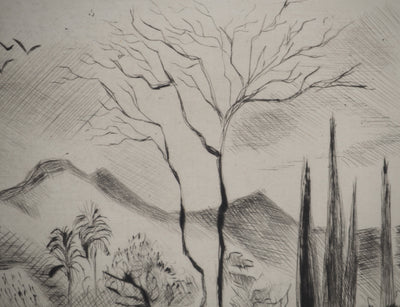 Madeleine MELSONN : Jéricho, Gravure originale (photo de détail 5) - Crédit photo : Galerie Art.Paris