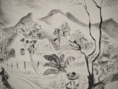 Madeleine MELSONN : Jéricho, Gravure originale (photo de détail 6) - Crédit photo : Galerie Art.Paris