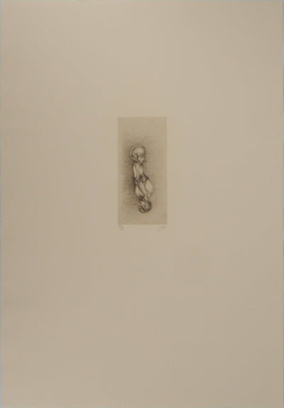 Fred DEUX : Sacrifice, Gravure originale (photo de détail 3) - Crédit photo : Galerie Art.Paris