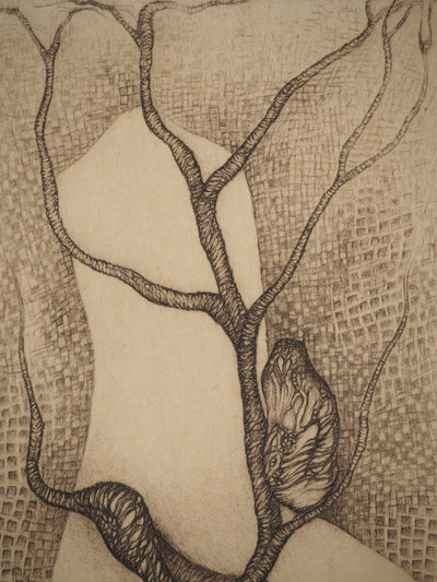 Fred DEUX : L'étrange question, Gravure originale (photo de détail 4) - Crédit photo : Galerie Art.Paris