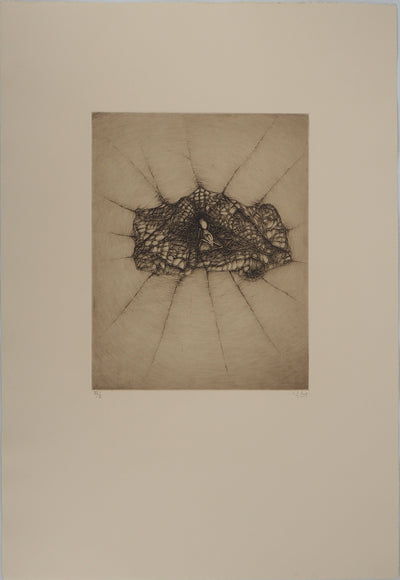 Fred DEUX : La voie initiatique, Gravure originale (photo de détail 3) - Crédit photo : Galerie Art.Paris