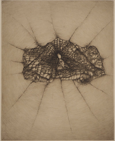 Fred DEUX : La voie initiatique, Gravure originale (vue générale) - Crédit photo : Galerie Art.Paris