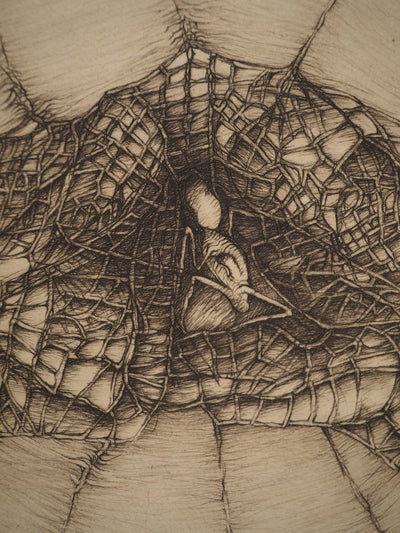 Fred DEUX : La voie initiatique, Gravure originale (photo de détail 4) - Crédit photo : Galerie Art.Paris