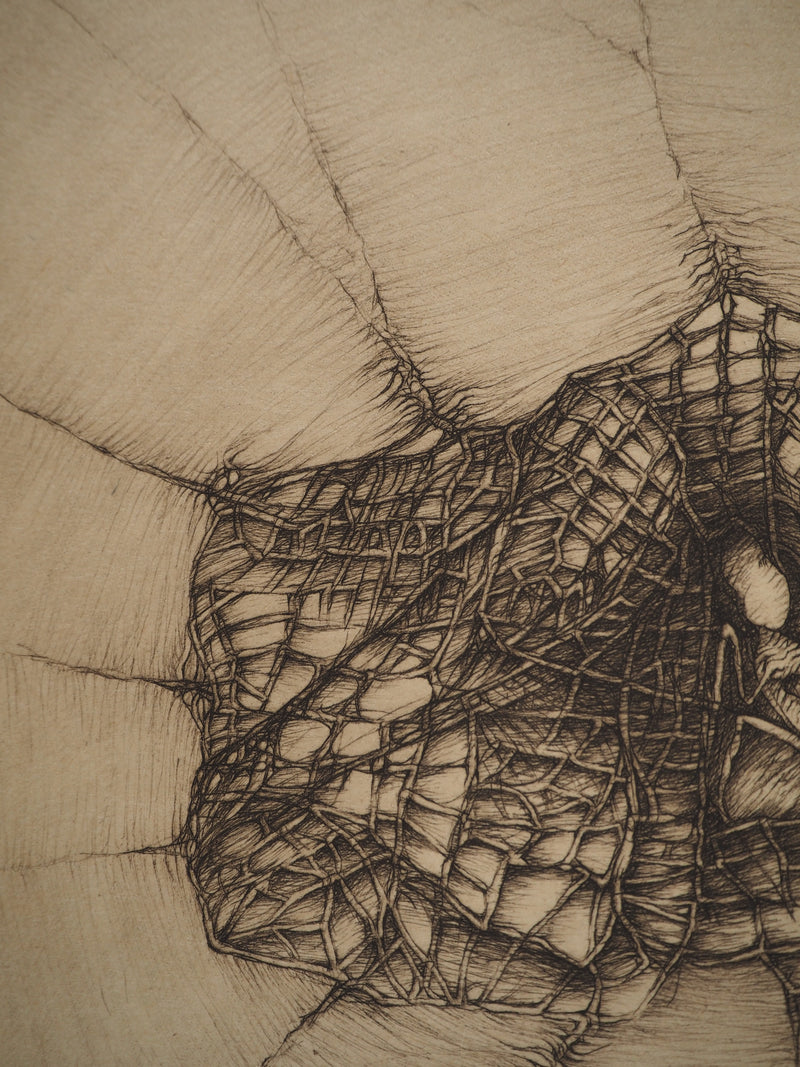 Fred DEUX : La voie initiatique, Gravure originale (photo de détail 5) - Crédit photo : Galerie Art.Paris