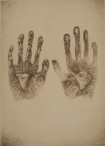 Fred DEUX : Voyance, Gravure originale (photo de détail 3) - Crédit photo : Galerie Art.Paris