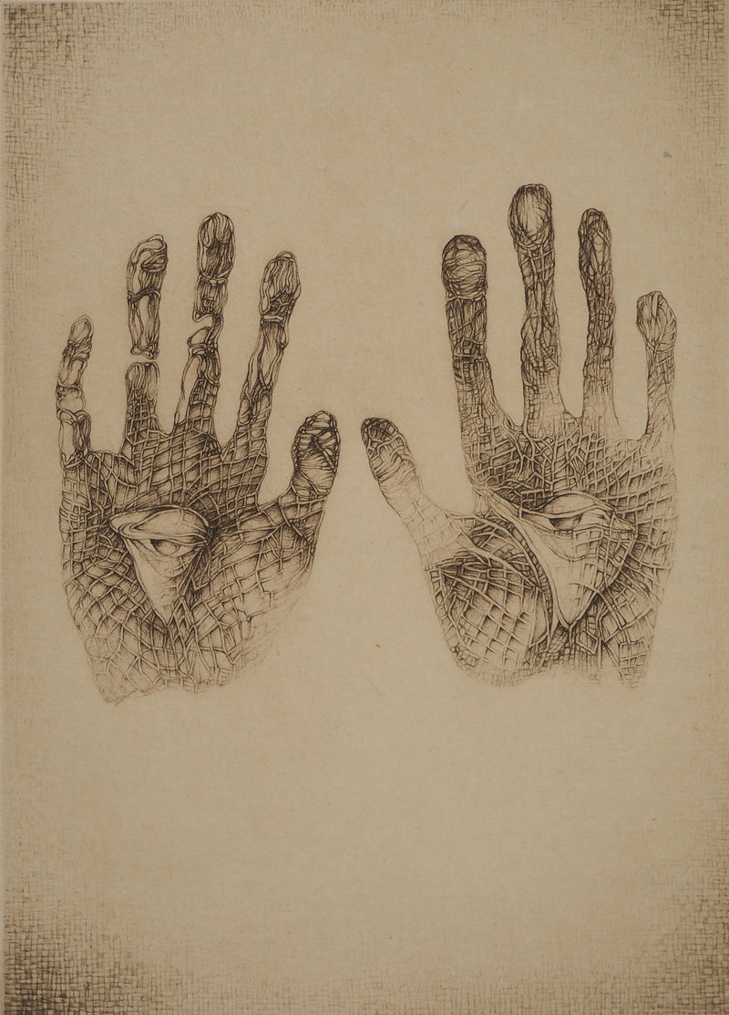 Fred DEUX : Voyance, Gravure originale (photo de détail 3) - Crédit photo : Galerie Art.Paris