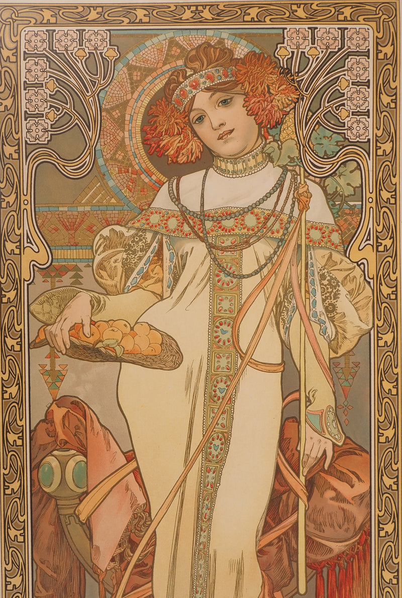 Alfonse MUCHA : Saisons, l&