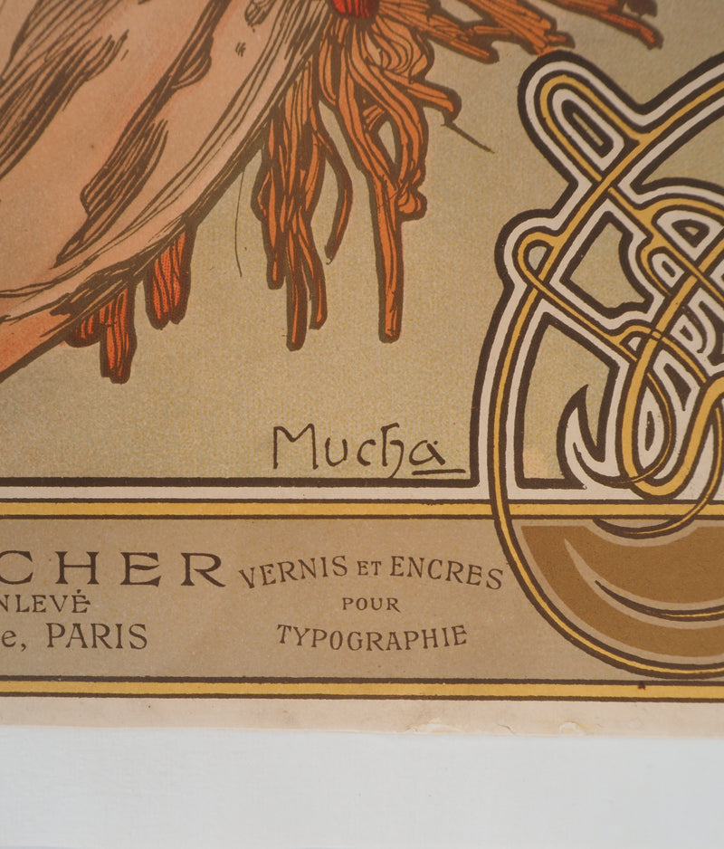 Alfonse MUCHA : Saisons, l&