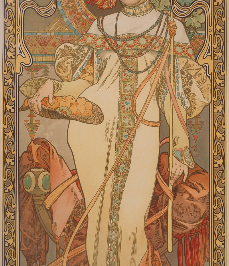 Alfonse MUCHA : Saisons, l&