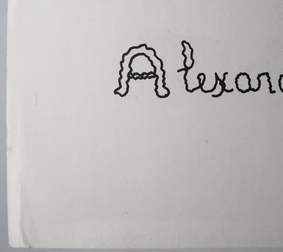 Niki de SAINT PHALLE : Serpent cosmique et nana, Lithographie originale signée