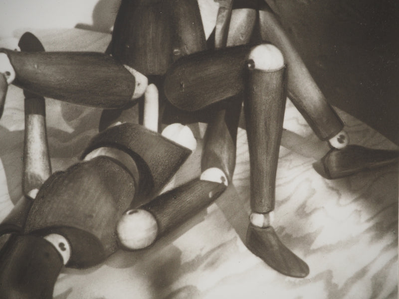 MAN RAY : Mr and Mrs Woodman (A califourchon), oeuvre originale (photo de détail 5) - Crédit photo : Galerie Art.Paris