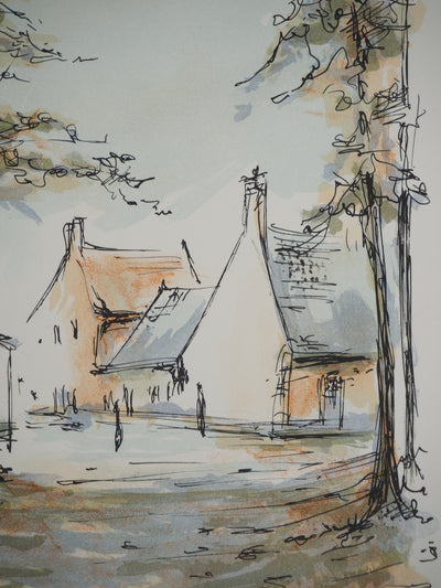 Daniel TRICART : Sentier caché, Lithographie originale (photo de détail 4) - Crédit photo : Galerie Art.Paris