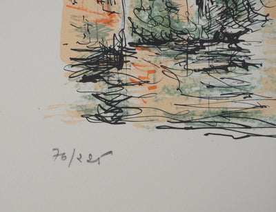 Daniel TRICART : Au bord de l'eau, Lithographie originale (photo de détail 6) - Crédit photo : Galerie Art.Paris