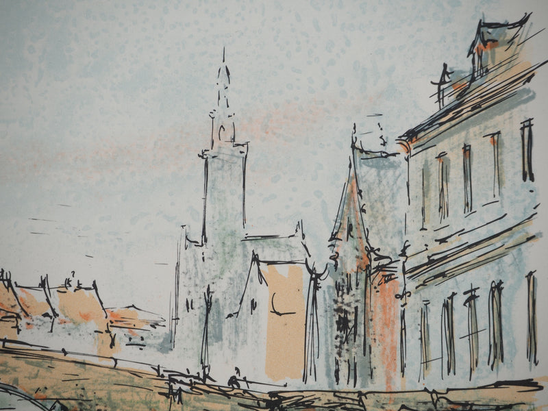 Daniel TRICART : La Venise du Nord, Lithographie originale (photo de détail 5) - Crédit photo : Galerie Art.Paris
