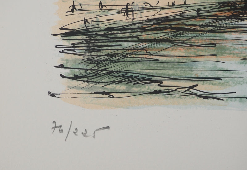 Daniel TRICART : La Venise du Nord, Lithographie originale (photo de détail 7) - Crédit photo : Galerie Art.Paris