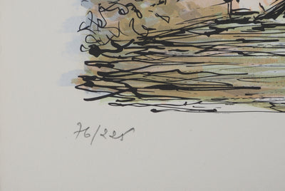 Daniel TRICART : Pont au-dessus de l'eau, Lithographie originale (photo de détail 6) - Crédit photo : Galerie Art.Paris