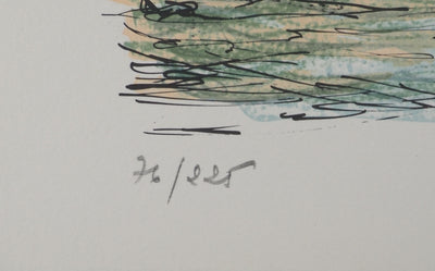 Daniel TRICART : Le canal Groenerei, Lithographie originale (photo de détail 6) - Crédit photo : Galerie Art.Paris