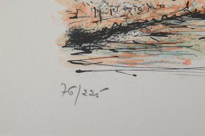 Daniel TRICART : Vue sur le canal, Lithographie originale (photo de détail 6) - Crédit photo : Galerie Art.Paris