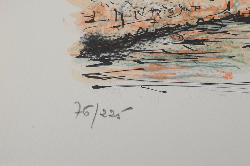 Daniel TRICART : Vue sur le canal, Lithographie originale (photo de détail 6) - Crédit photo : Galerie Art.Paris