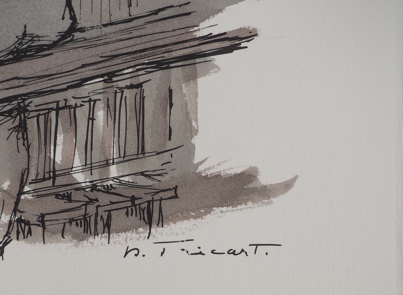 Daniel TRICART : Cours de piano, Lithographie originale (photo de détail 2) - Crédit photo : Galerie Art.Paris