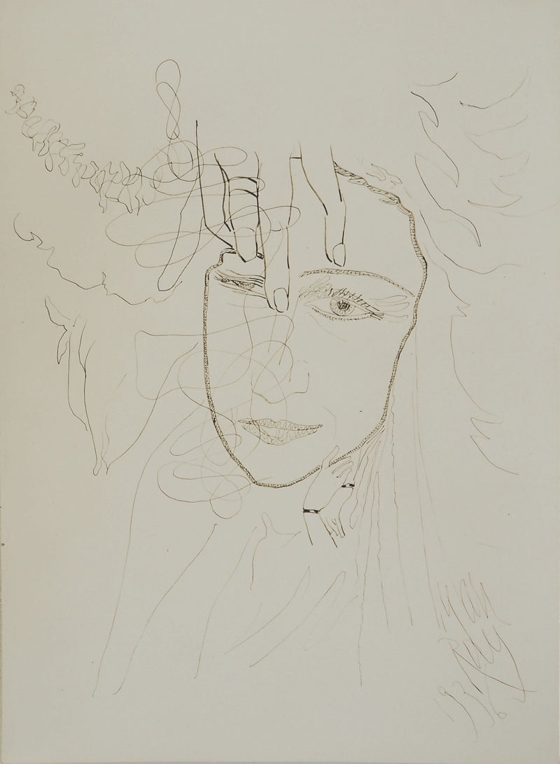 MAN RAY : Portrait de femme, oeuvre originale (vue générale) - Crédit photo : Galerie Art.Paris