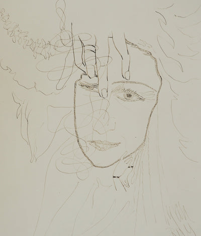 MAN RAY : Portrait de femme, oeuvre originale (photo de détail 3) - Crédit photo : Galerie Art.Paris