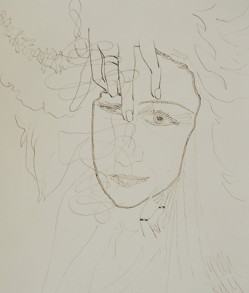 MAN RAY : Portrait de femme, oeuvre originale (photo de détail 3) - Crédit photo : Galerie Art.Paris
