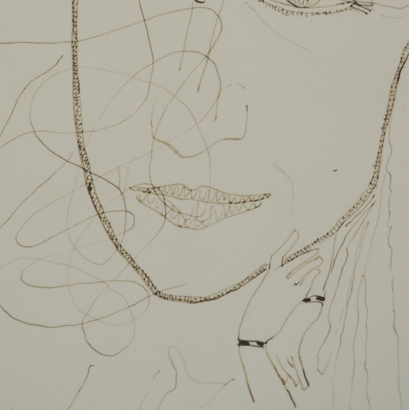 MAN RAY : Portrait de femme, oeuvre originale (photo de détail 4) - Crédit photo : Galerie Art.Paris
