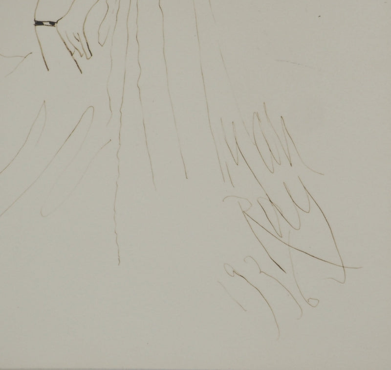 MAN RAY : Portrait de femme, oeuvre originale (photo de détail 2) - Crédit photo : Galerie Art.Paris