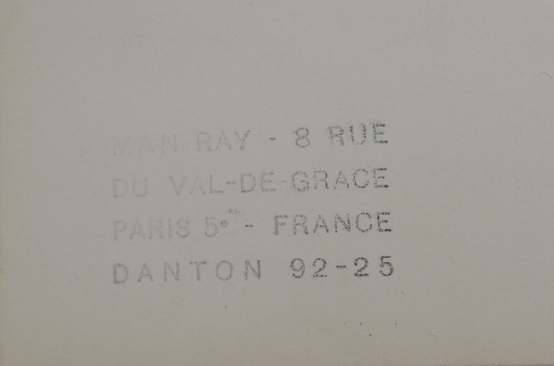 MAN RAY : Portrait de femme, oeuvre originale (photo de détail 6) - Crédit photo : Galerie Art.Paris