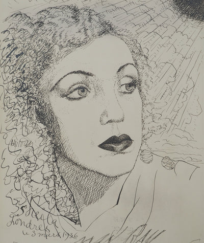 MAN RAY : Portrait aux rayons de soleil, oeuvre originale (photo de détail 3) - Crédit photo : Galerie Art.Paris