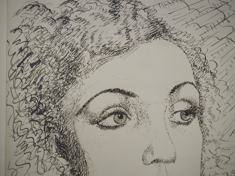 MAN RAY : Portrait aux rayons de soleil, oeuvre originale (photo de détail 4) - Crédit photo : Galerie Art.Paris