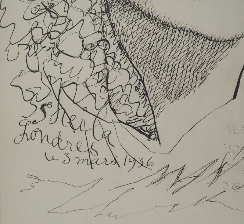 MAN RAY : Portrait aux rayons de soleil, oeuvre originale (photo de détail 6) - Crédit photo : Galerie Art.Paris